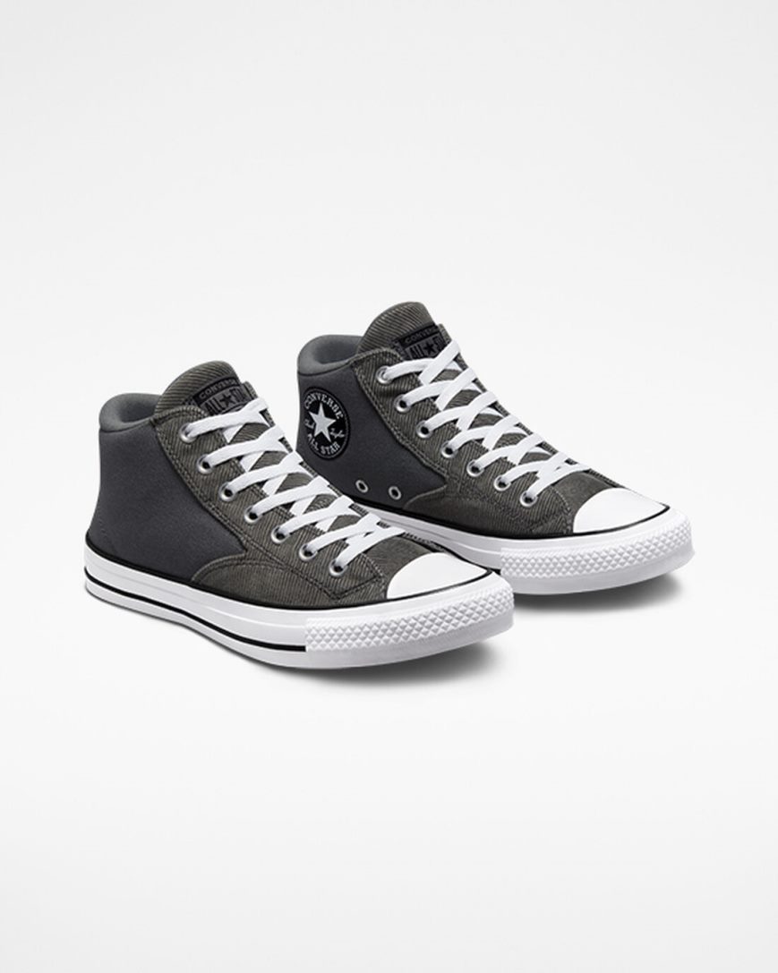 Men's Converse Chuck Taylor All Star Malden Street Workwear High Top Shoes Grey / Black / White | AU 48365K